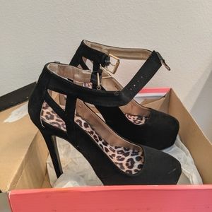 Charlotte Russe Heels, Size 7, Color Black